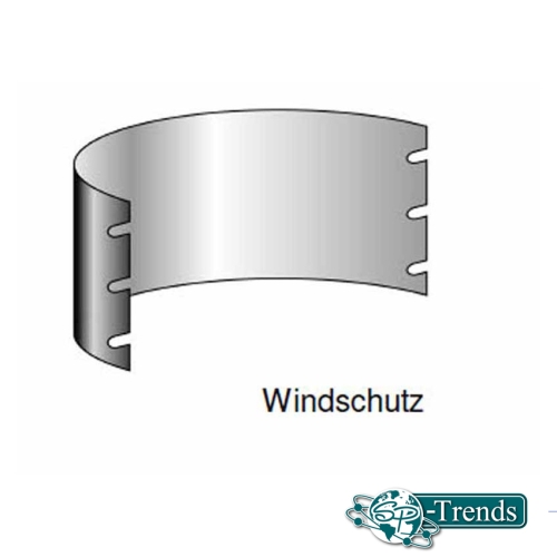 Windschutz für Holzkohlegrill / CLASSIC+ RUNDO