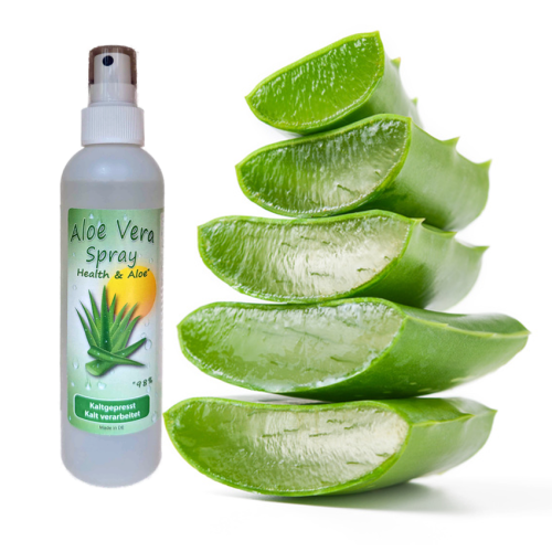 1009 / Aloe Vera Bio Spray, Naturkosmetik / 98% Aloe Vera Anteil