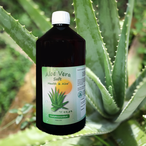 Aloe Vera Saft naturrein 99,8 % / Inhalt: 1 Liter