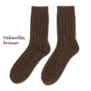 Yakwolle - Socken