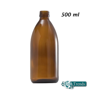 Glas- Sirupflasche nach pharmazeutischem Standard